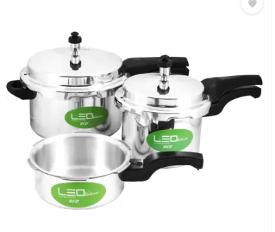 Leo Natura Eco 2 L 3 L 5 L Pressure Cooker Aluminium